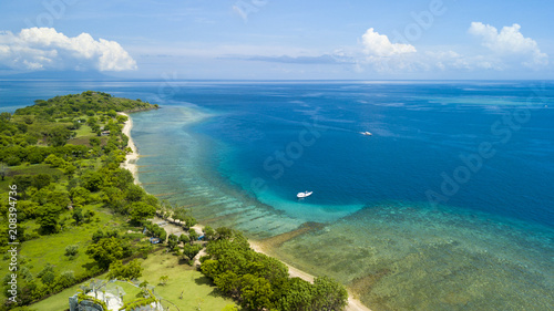 Aerial view of north Bali photo