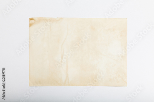 Old photo frame picture card, antique postcard background.