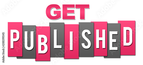 Get Published Professional Pink Grey 
