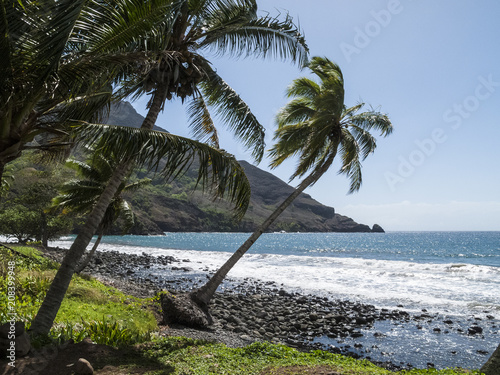 Landscape with Beach and mo...