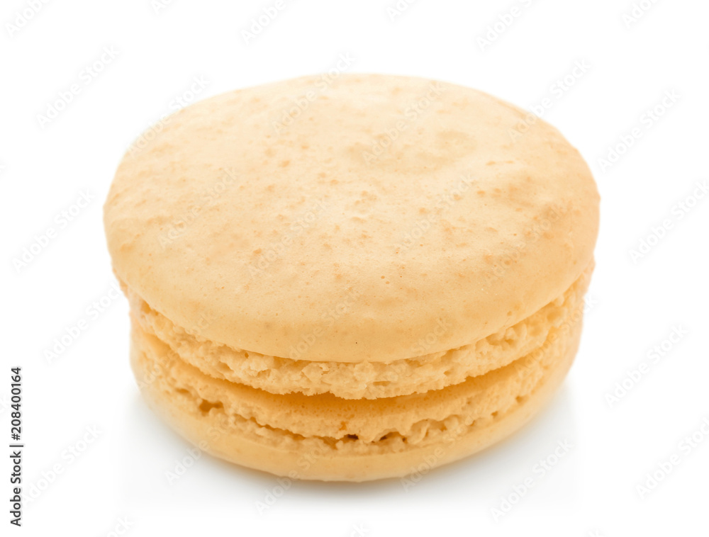 Delicious color macaron on white background Delicious color macaron on white background