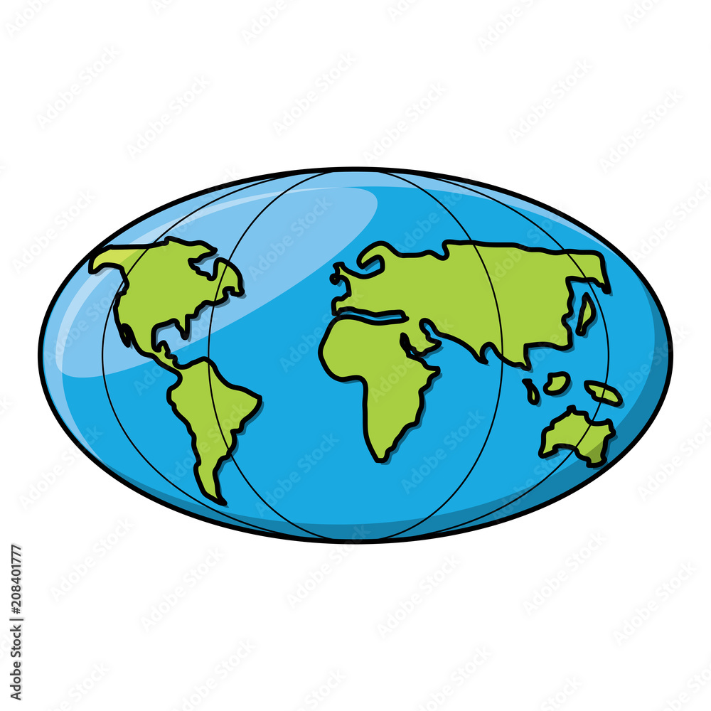 world map icon over white background, vector illustration world map icon over white background, vector illustration
