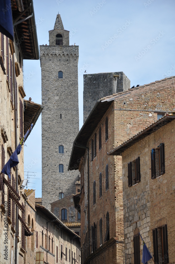 San Gimignano in der Toskana (Italien)