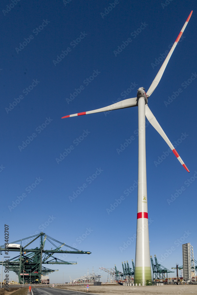 Fototapeta premium mega windmill with mega power