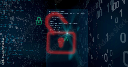 Φωτογραφία Cyber security breach concept