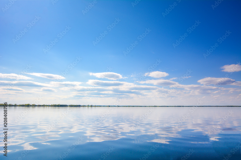 Clouds reflection on a lake Clouds reflection on a lake