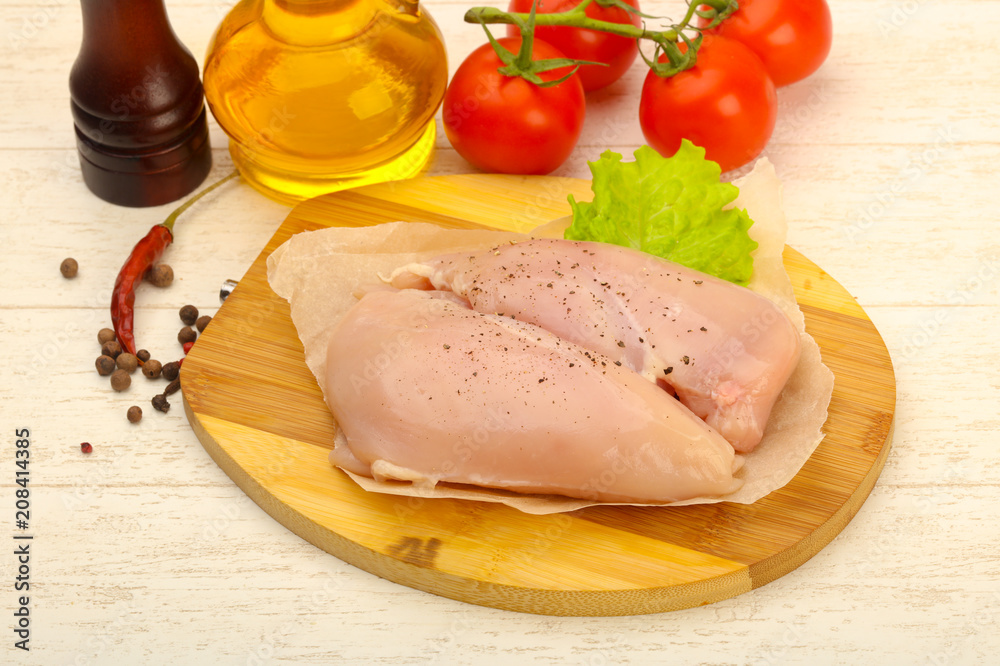 Raw chicken breast Raw chicken breast