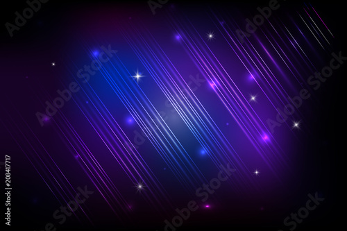 Vector colorful abstract background with shiny strips. 