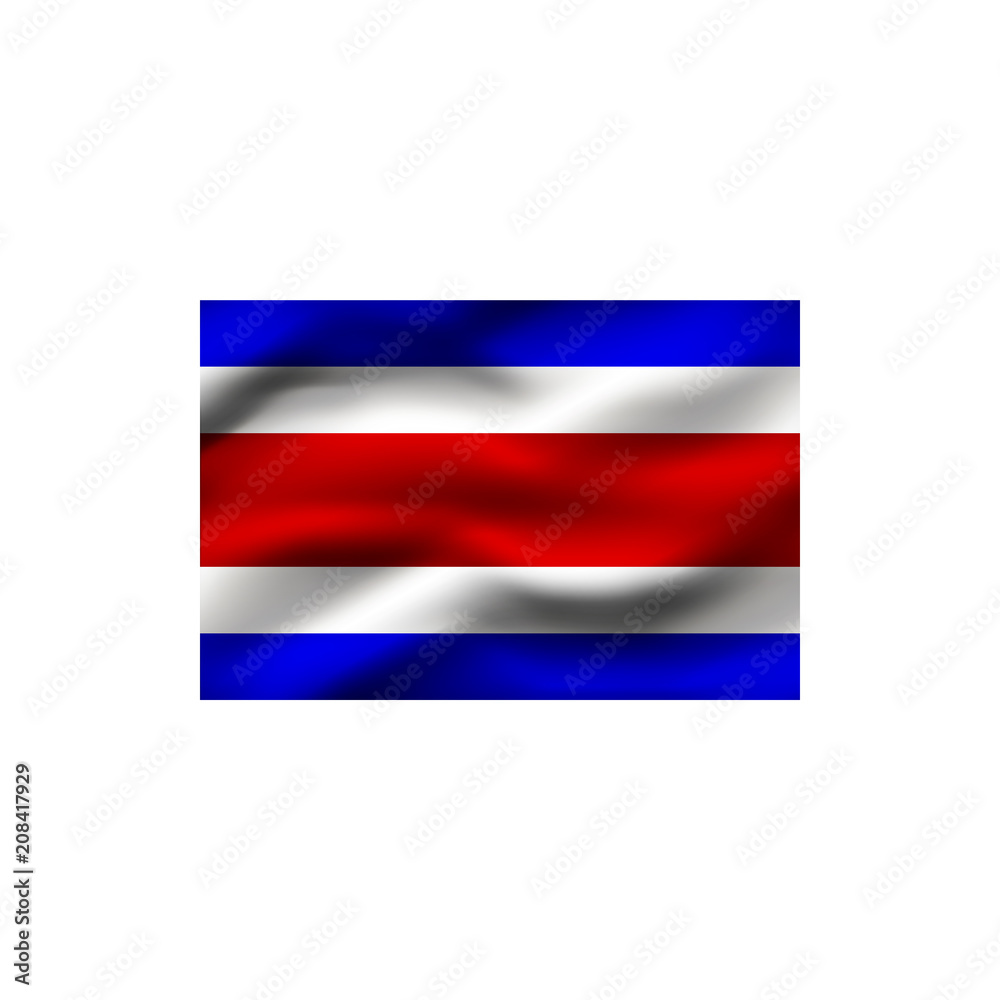 Flag of Costa Rica. Flag of Costa Rica.