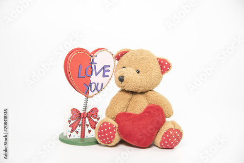 Teddy Bear with Love Labels