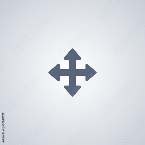 Crossroads icon, arrow icon