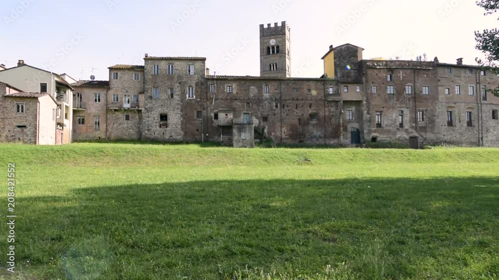 The city walls of Altopascio, Lucca, Italy The city walls of Altopascio, Lucca, Italy