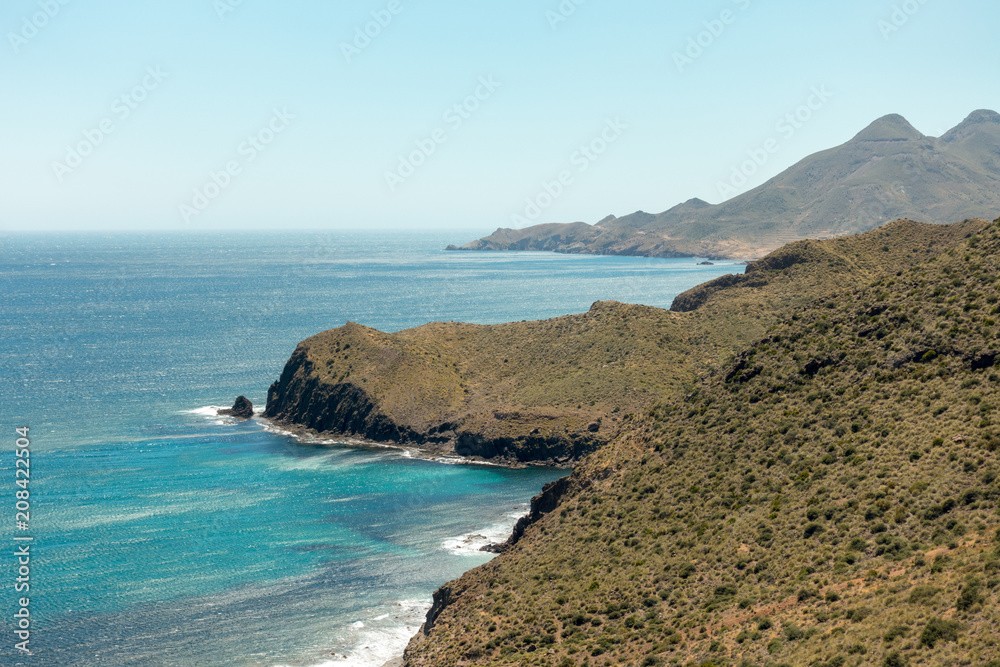 The coast in the blacks of almeria The coast in the blacks of almeria