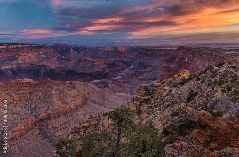 Grand Canyon sunrise at Desert View