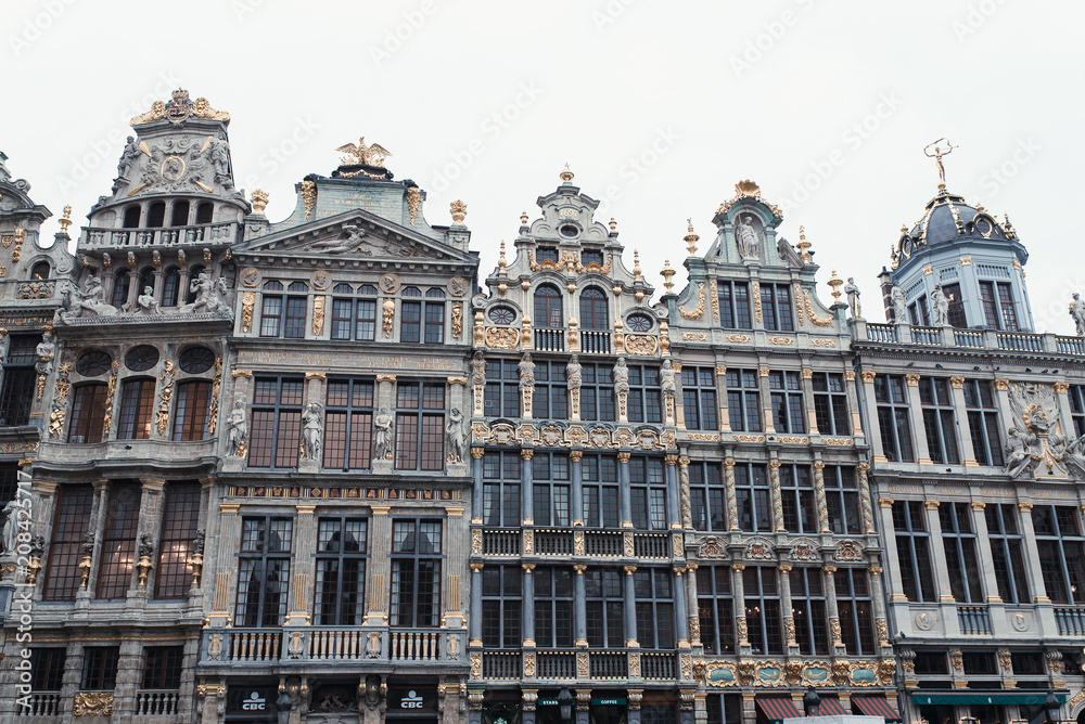  Belgian architecture at the Grote Markt, Brussels, Belgium