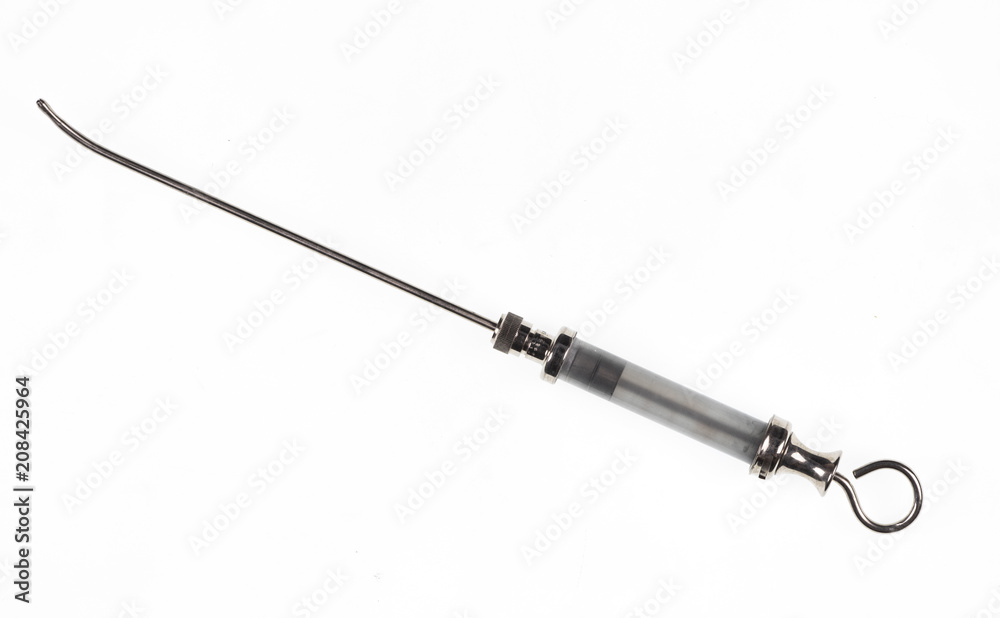 special medical syringe with a long needle special medical syringe with a long needle