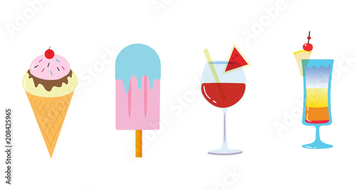 EIs und Cocktails