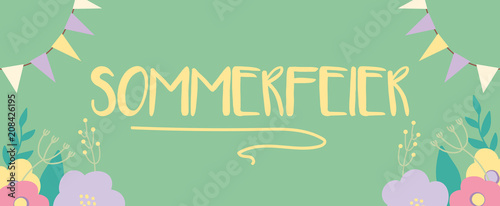 Sommerfeier Banner