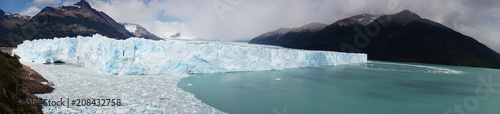 panorama of perito moreno glacier, el calafate