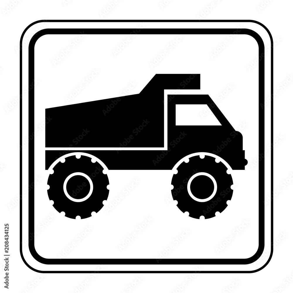 Logo camion chantier. Logo camion chantier.