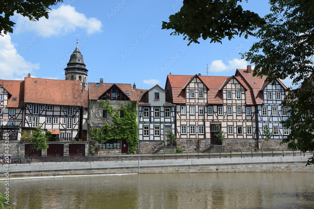 Fototapeta premium Fulda in Hannoversch Münden