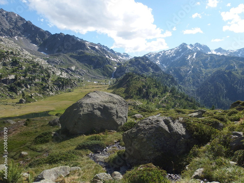 Alpy, Włochy - trasa do schroniska Rif. Deffeyes