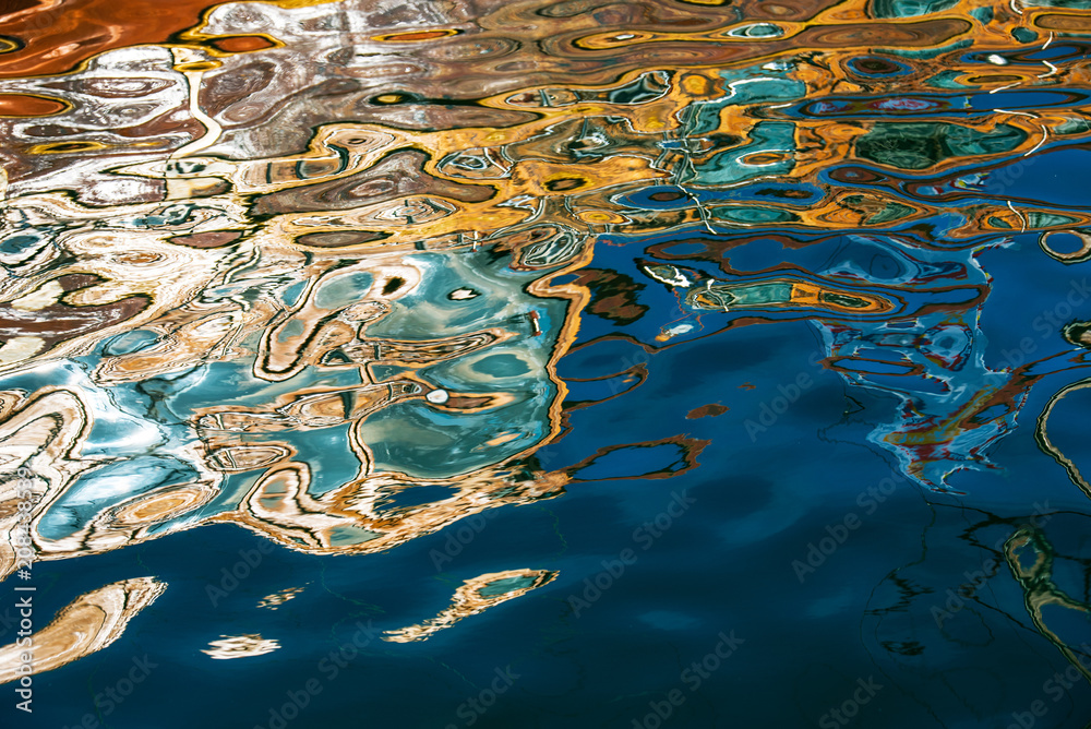 Reflection of the water