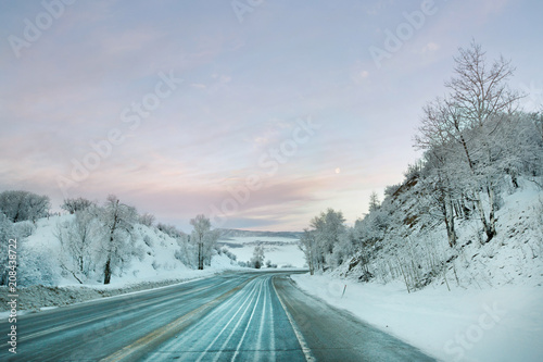 Snowy Road © Amy