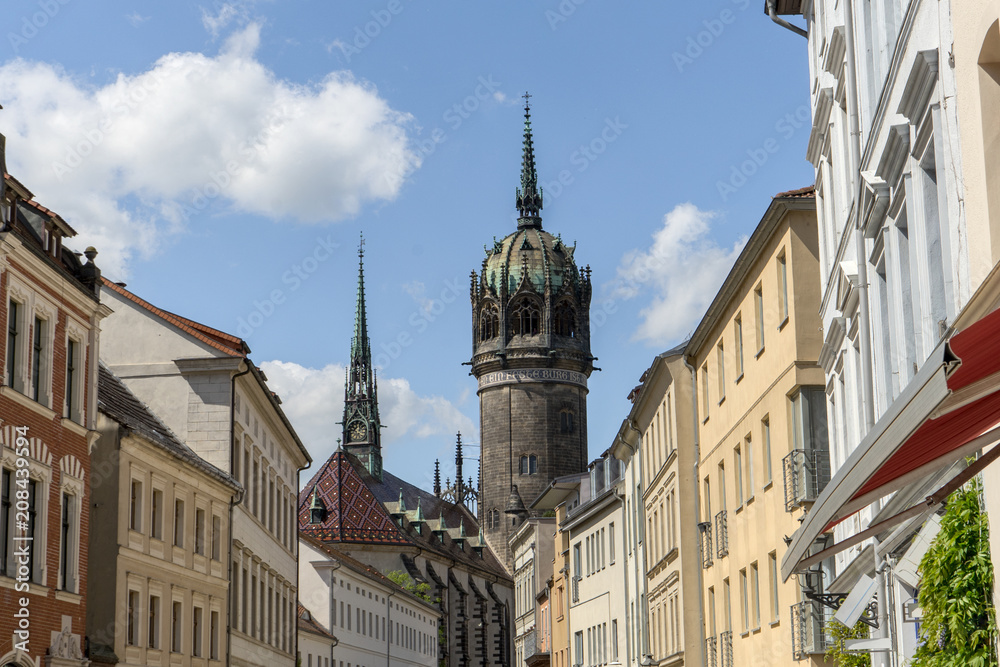 Fototapeta premium castle church in the Luther city Wittenberg