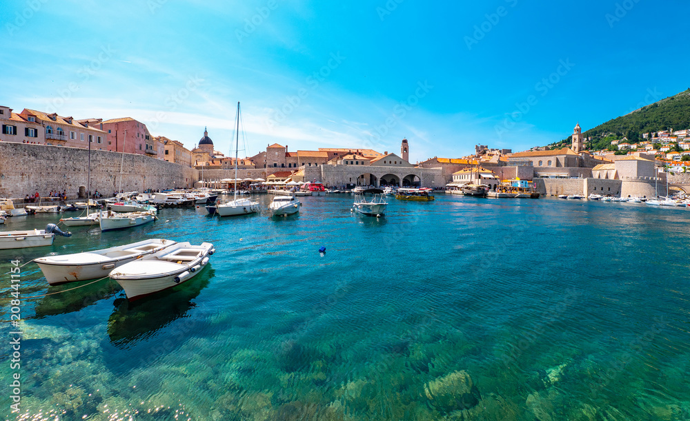 Hafen Dubrovnik, Adria, Kroatien