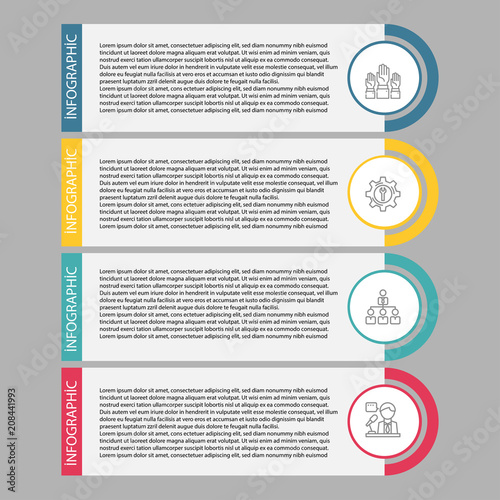 Set vector line icons in flat design business, finance and accounting with elements for mobile concepts and web apps