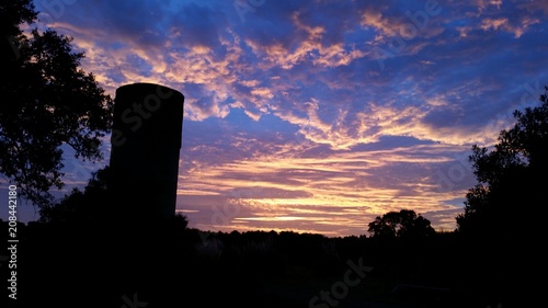 фотографія coucher de soleil, chateau d'eau
