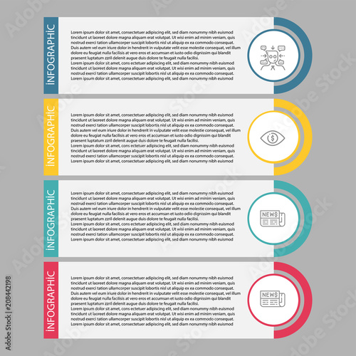 Set vector line icons in flat design business, finance and accounting with elements for mobile concepts and web apps