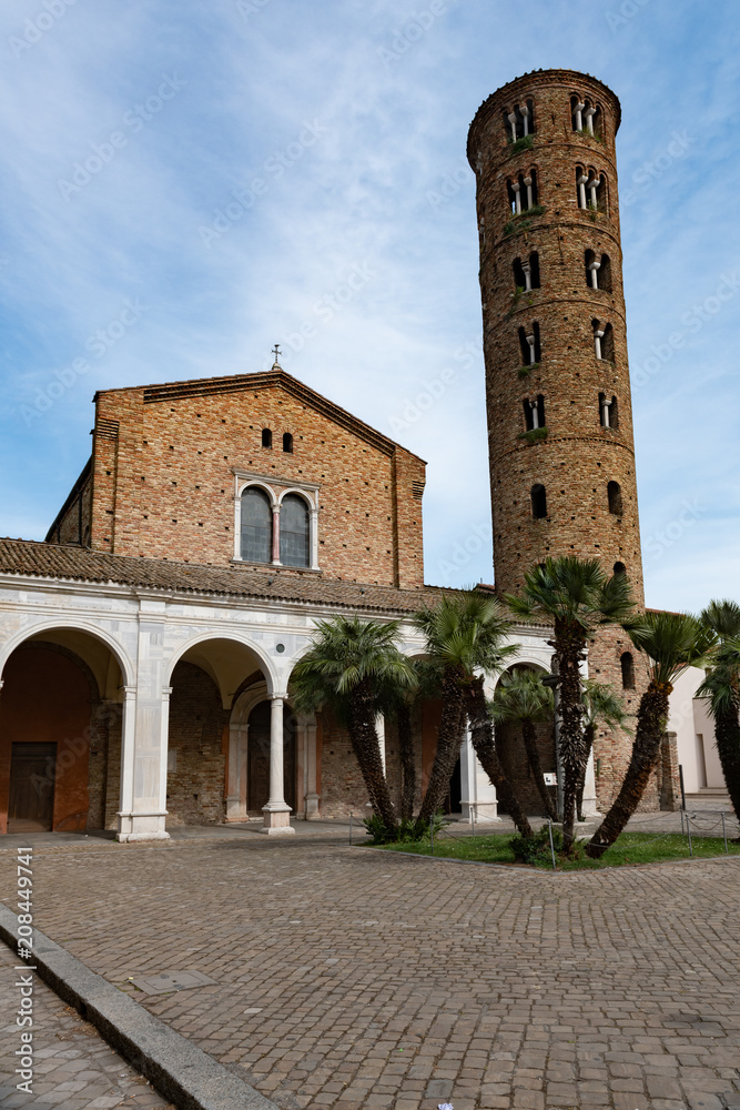 The Basilica of Sant'Apollinare Nuovo in Ravenna, Italy