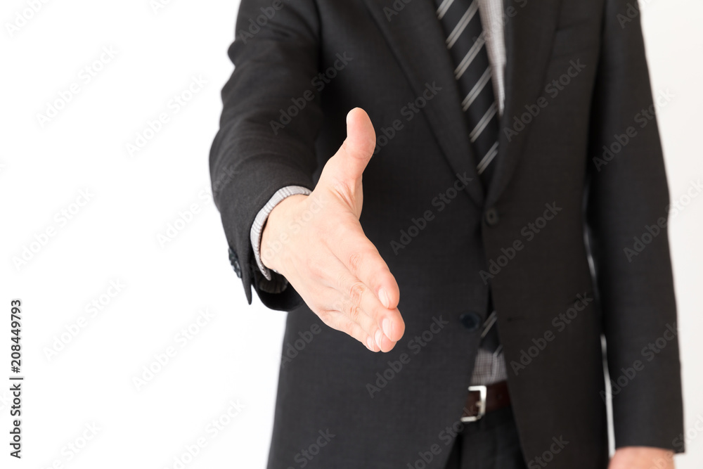 Obraz premium ビジネスマン 白バックイメージ