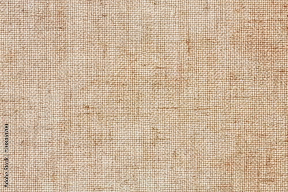 Natural texture background. / Pattern of closed up surface textile canvas material fabric - obrazy, fototapety, plakaty 