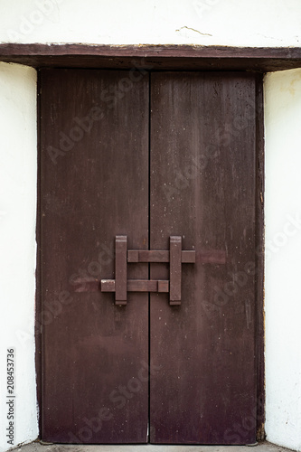 Old wooden traditional Chinese house
