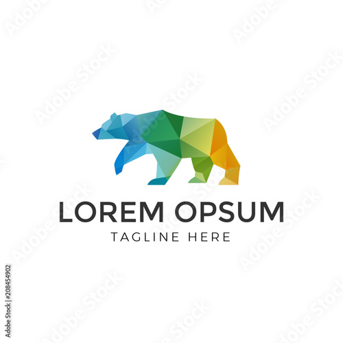 Polygonal Bear Logo