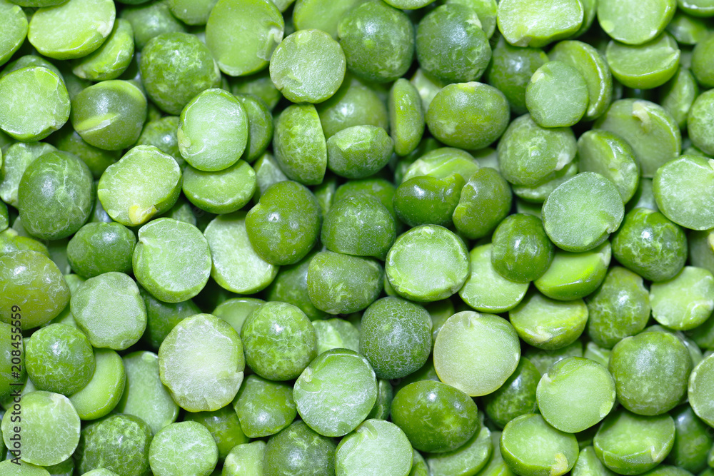 Many dried peas grains stacked creating a new texture Many dried peas grains stacked creating a new texture