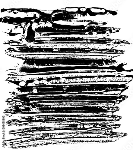 Wallpaper Mural Ink vector sponge background. Vector illustration. Grunge hand drawn watercolor texture. Torontodigital.ca