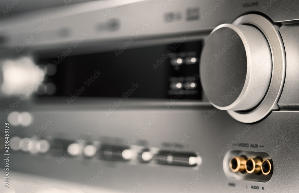 audio equipment close-up audio equipment close-up