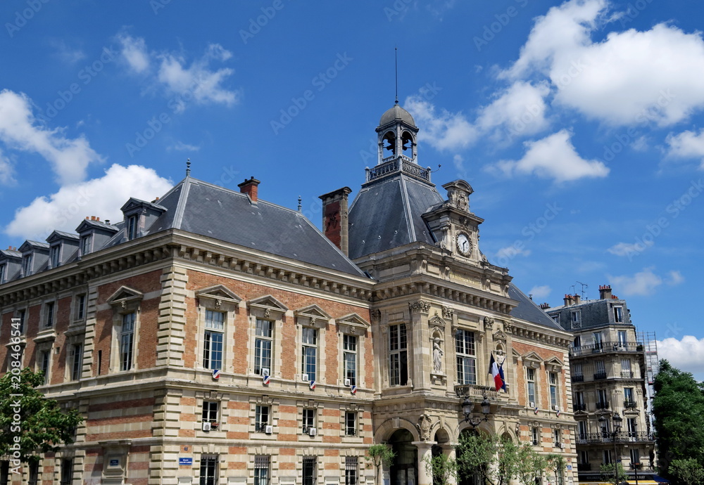 Fototapeta premium Mairie du XIXème Paris 19.