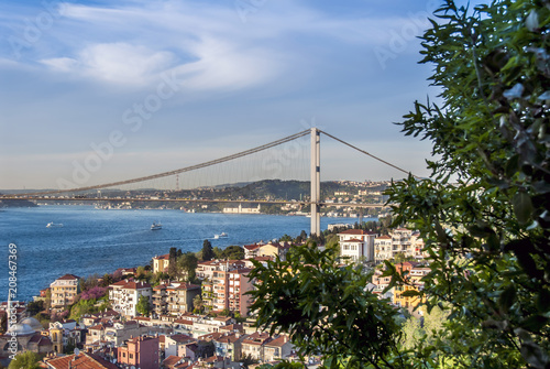 Istanbul, Turkey, 5 May 2015: Bosphorus and boats at day time © Kayihan