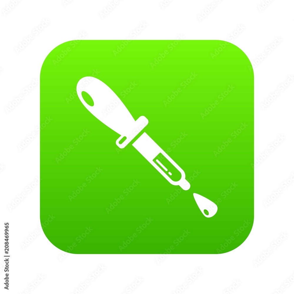 Pipette icon. Simple illustration of pipette vector icon for web Pipette icon. Simple illustration of pipette vector icon for web