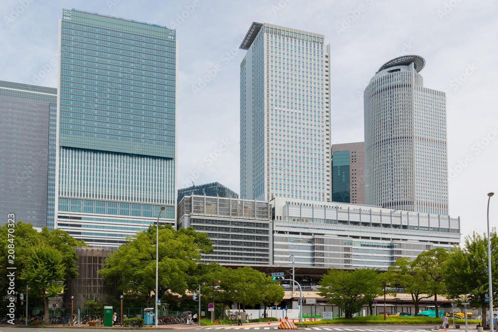 JR Central Towers of Nagoya Station in Japan.