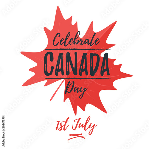 Canada day greeting card