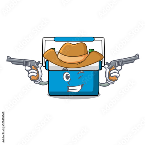 Cowboy freezer bag character cartoon