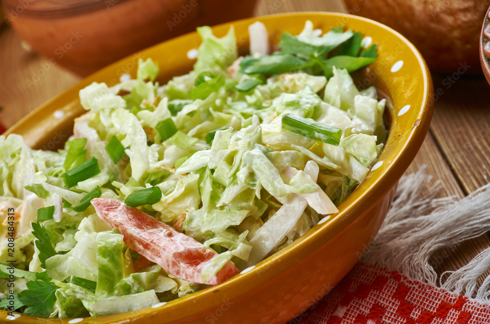 Polish Leek Salad