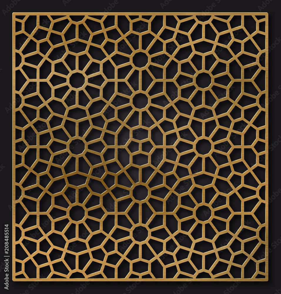 Decorative panel for laser cutting. Decorative panel for laser cutting.