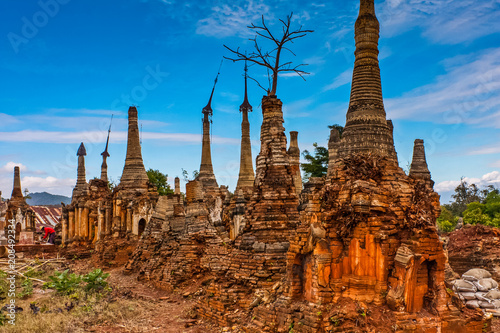 Shwe Inn Dein Pagoda  Shan State  Myanmar